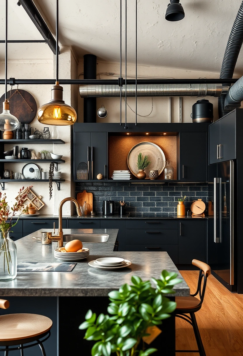 black kitchen cabinets ideas 16