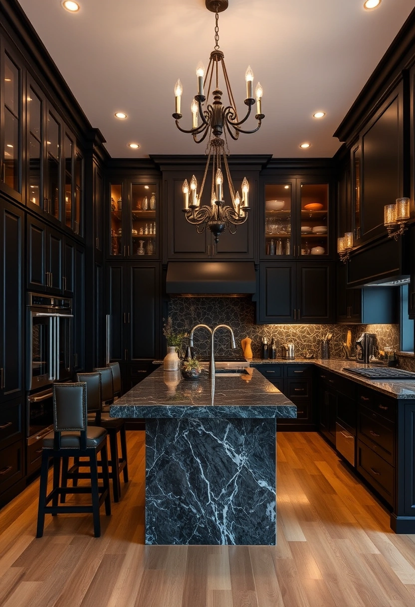 black kitchen cabinets ideas 6