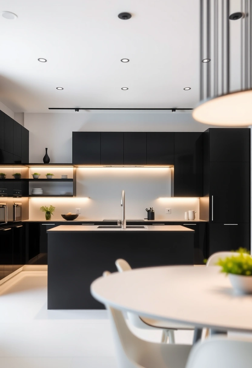 black kitchen cabinets ideas 7