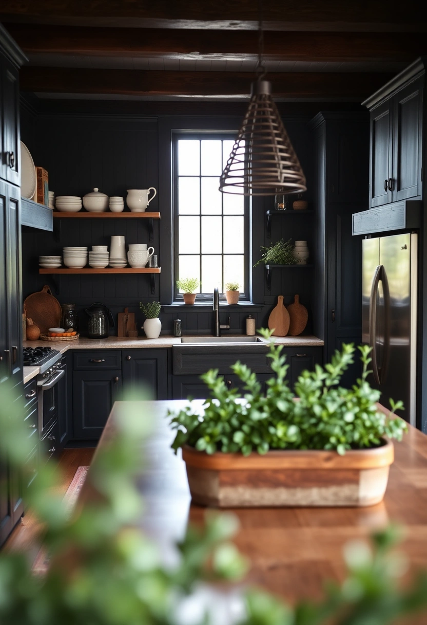 black kitchen decor ideas 11