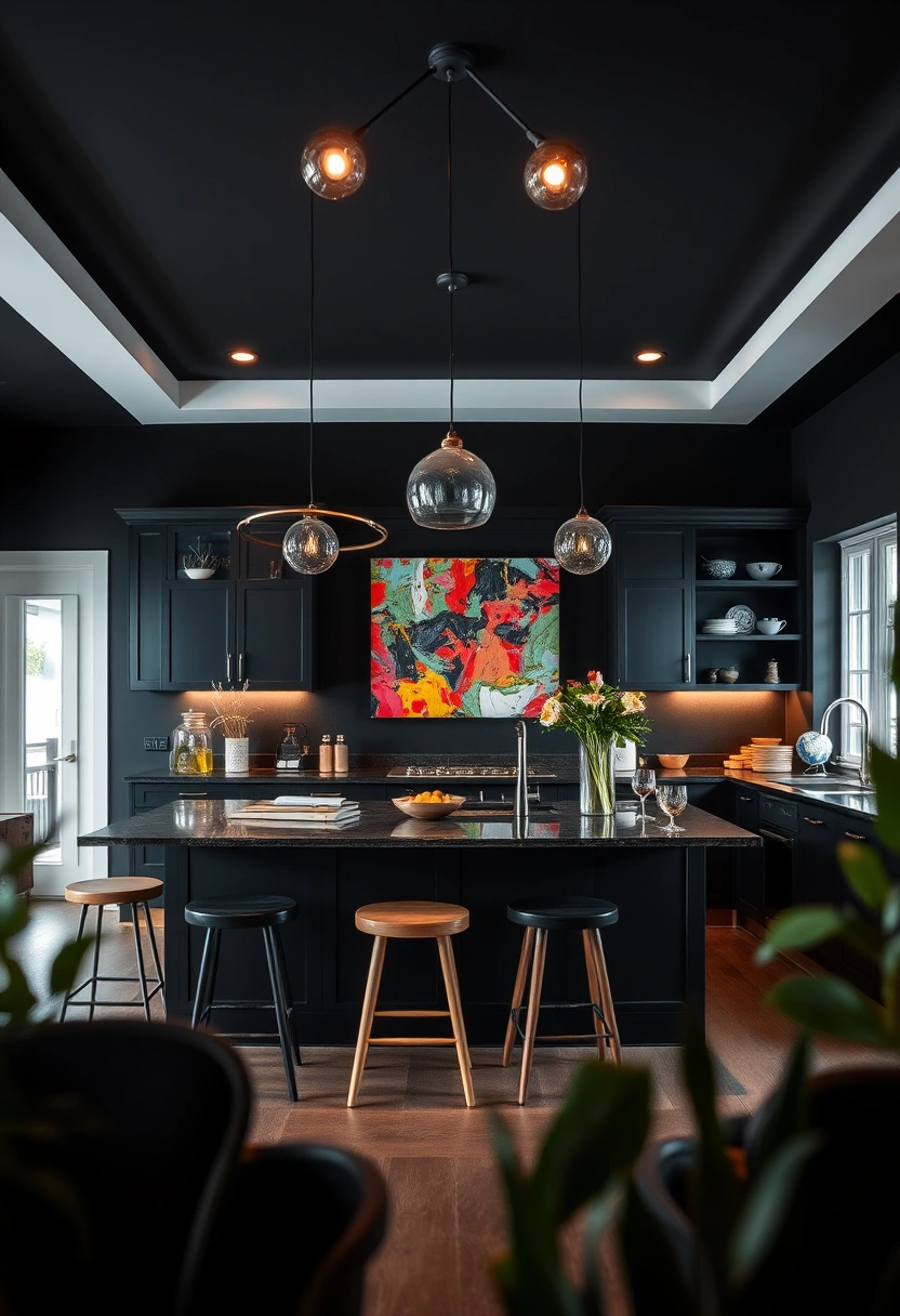 black kitchen decor ideas 13
