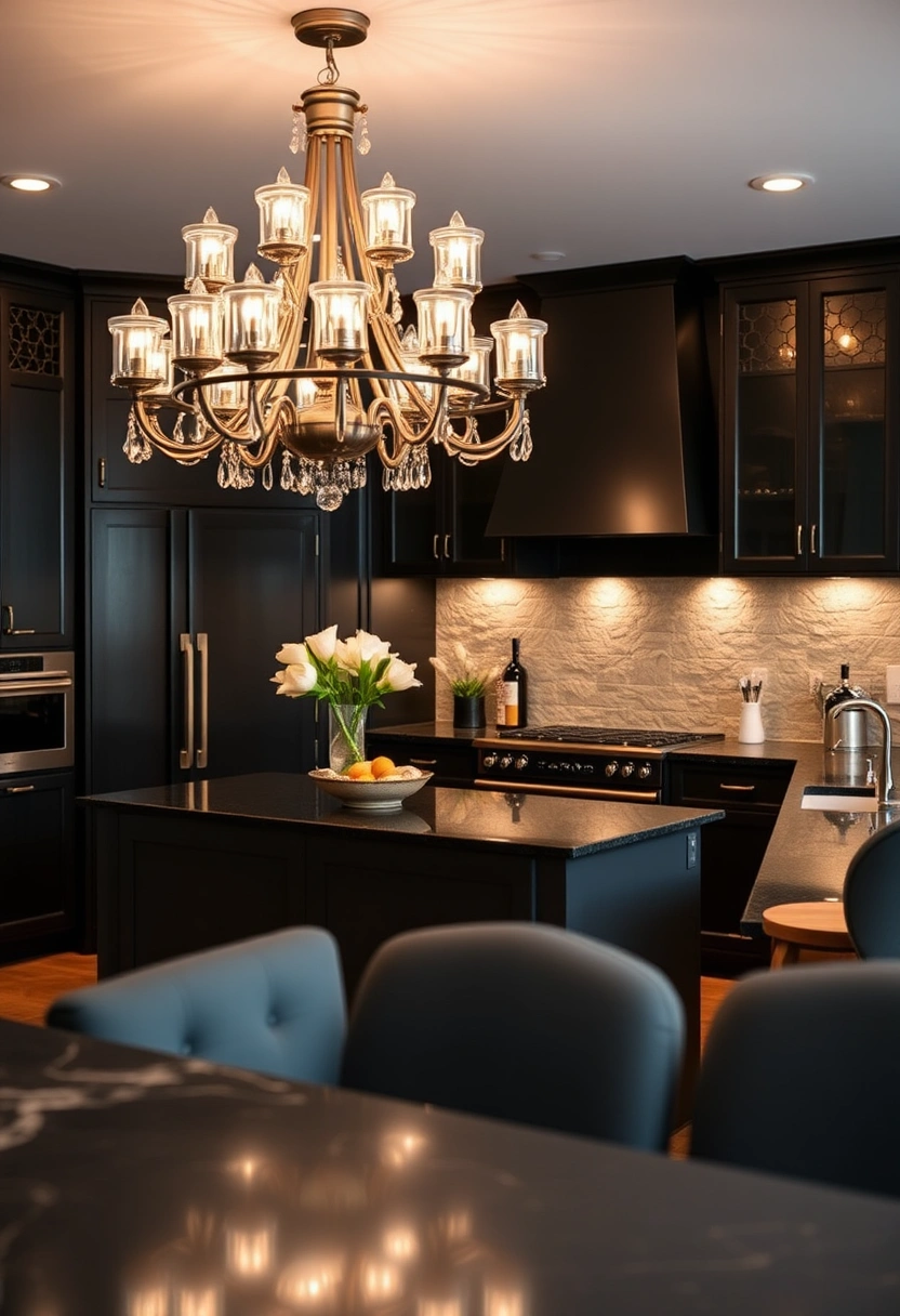 black kitchen decor ideas 14