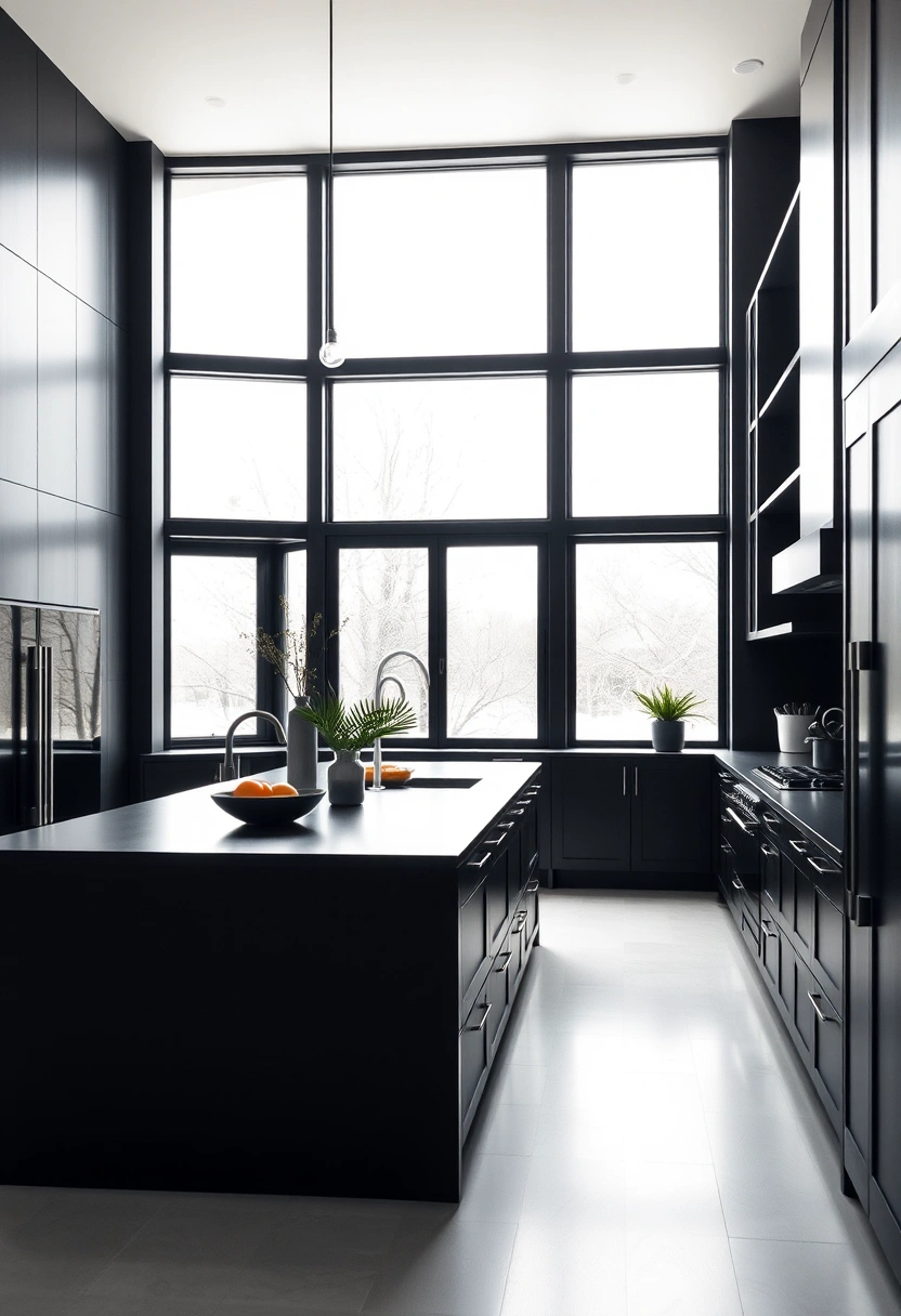 black kitchen decor ideas 15