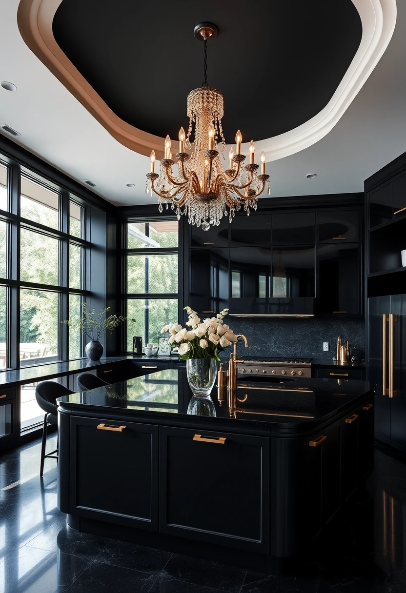 black kitchen decor ideas 7