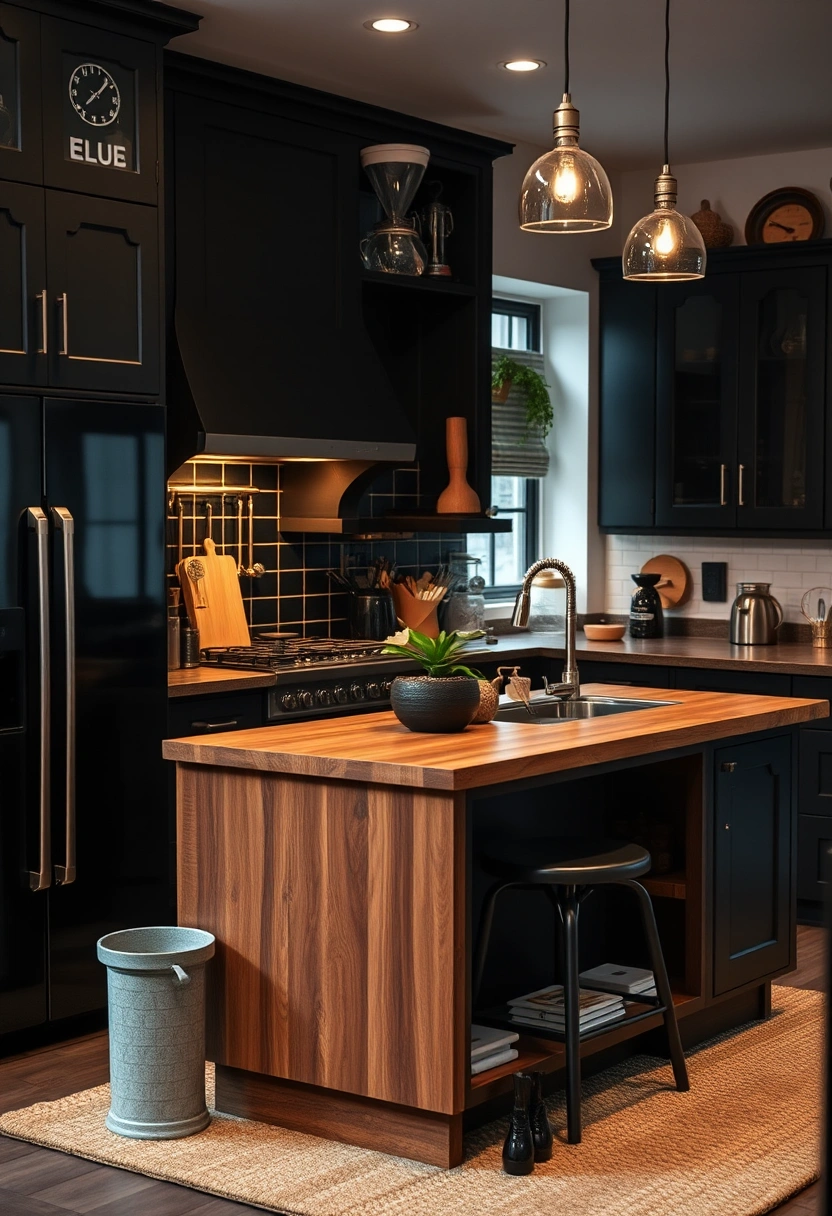 black kitchen ideas 13