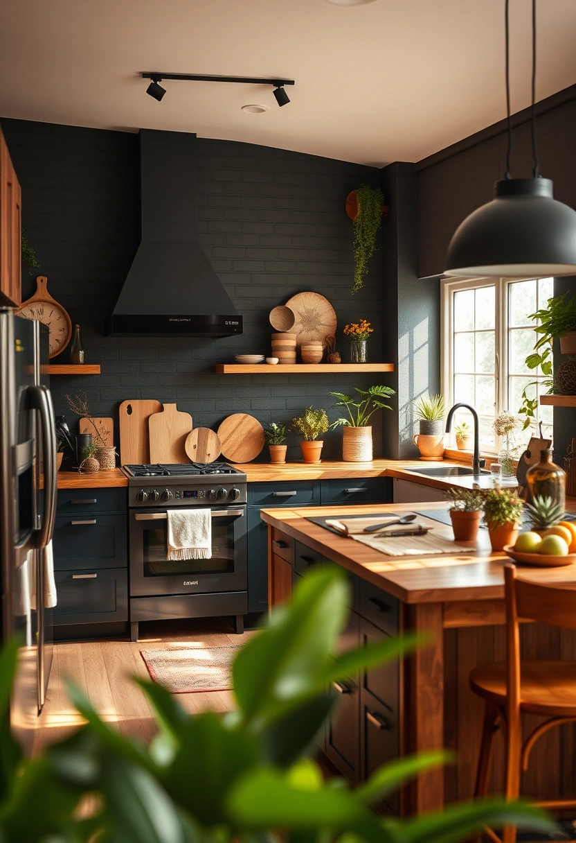black kitchen ideas 20