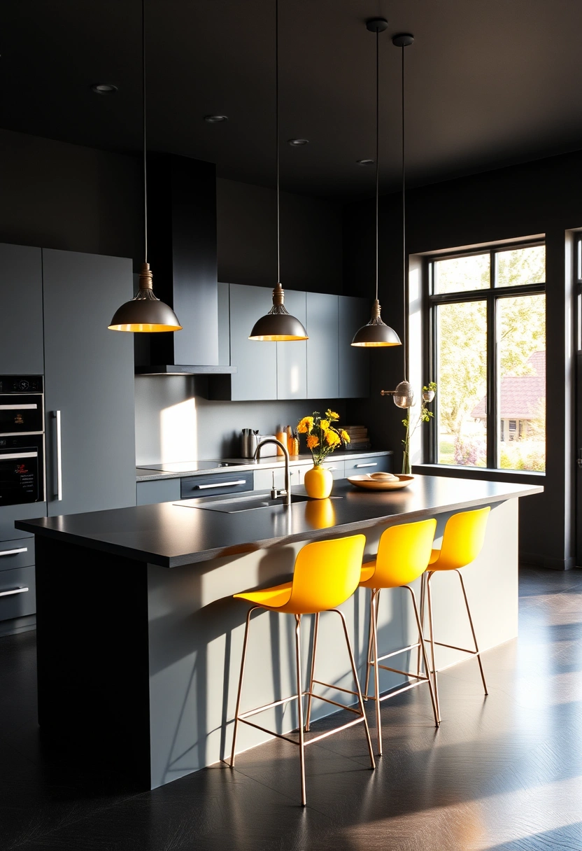 black kitchen wall ideas 11