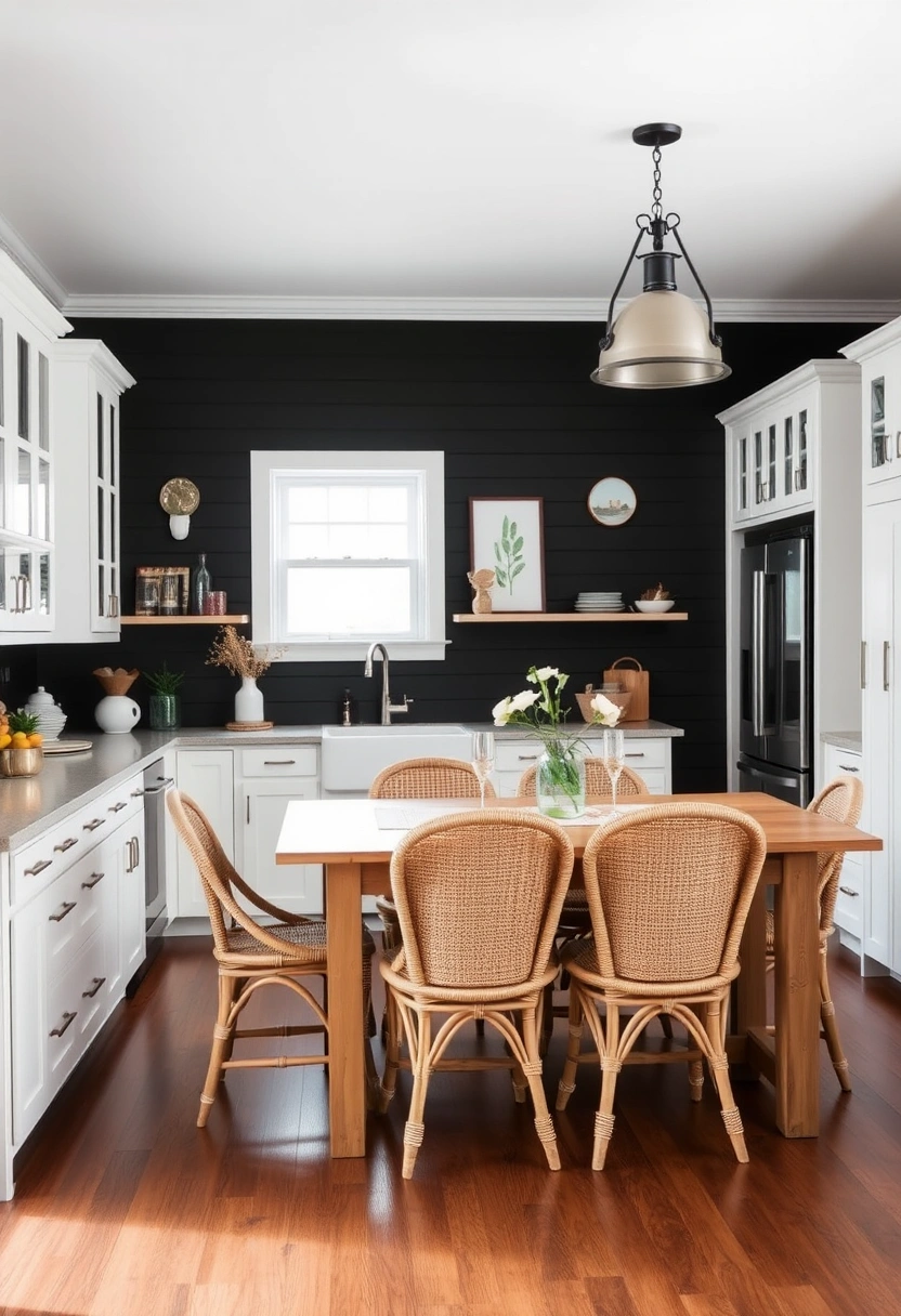 black kitchen wall ideas 18