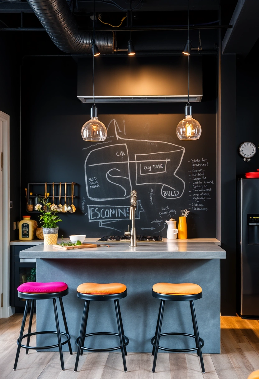 black kitchen wall ideas 4