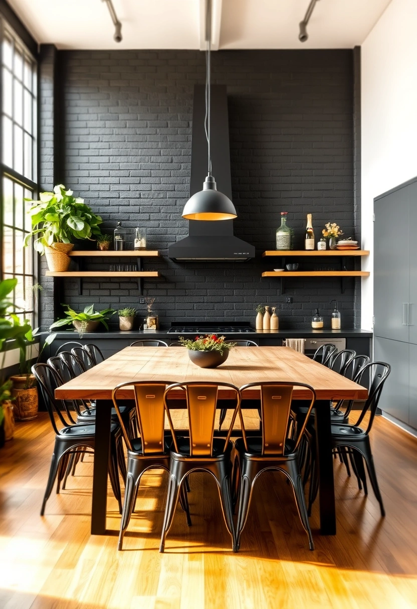 black kitchen wall ideas 8