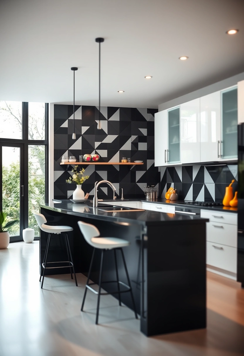 black white kitchen ideas 12