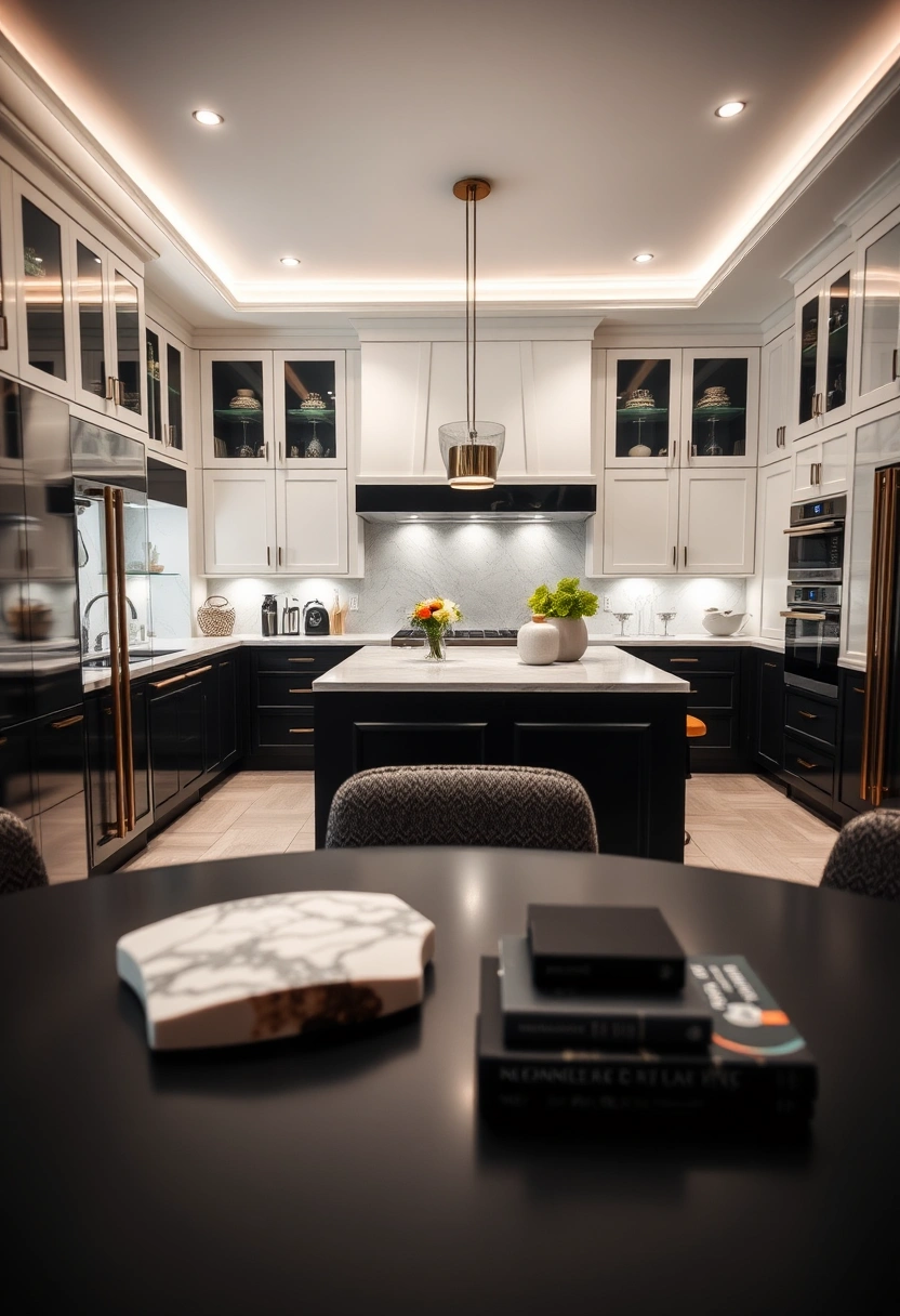 black white kitchen ideas 13