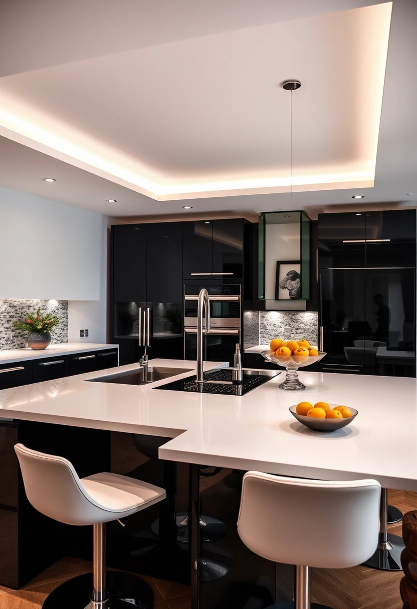 black white kitchen ideas 15
