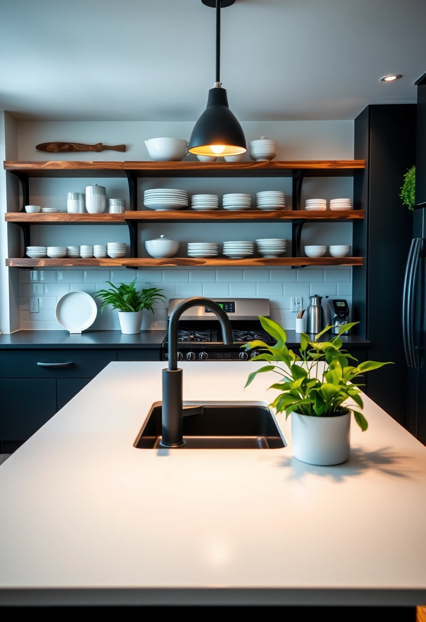 black white kitchen ideas 2