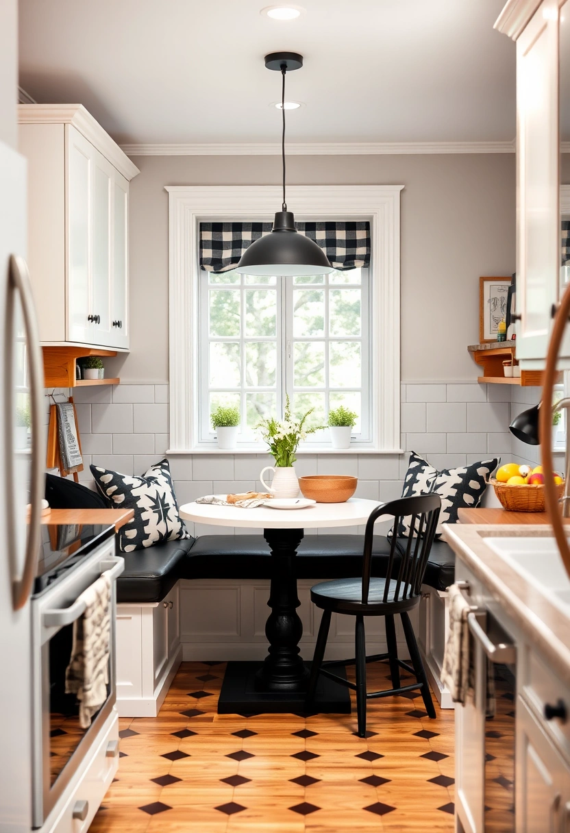 black white kitchen ideas 9