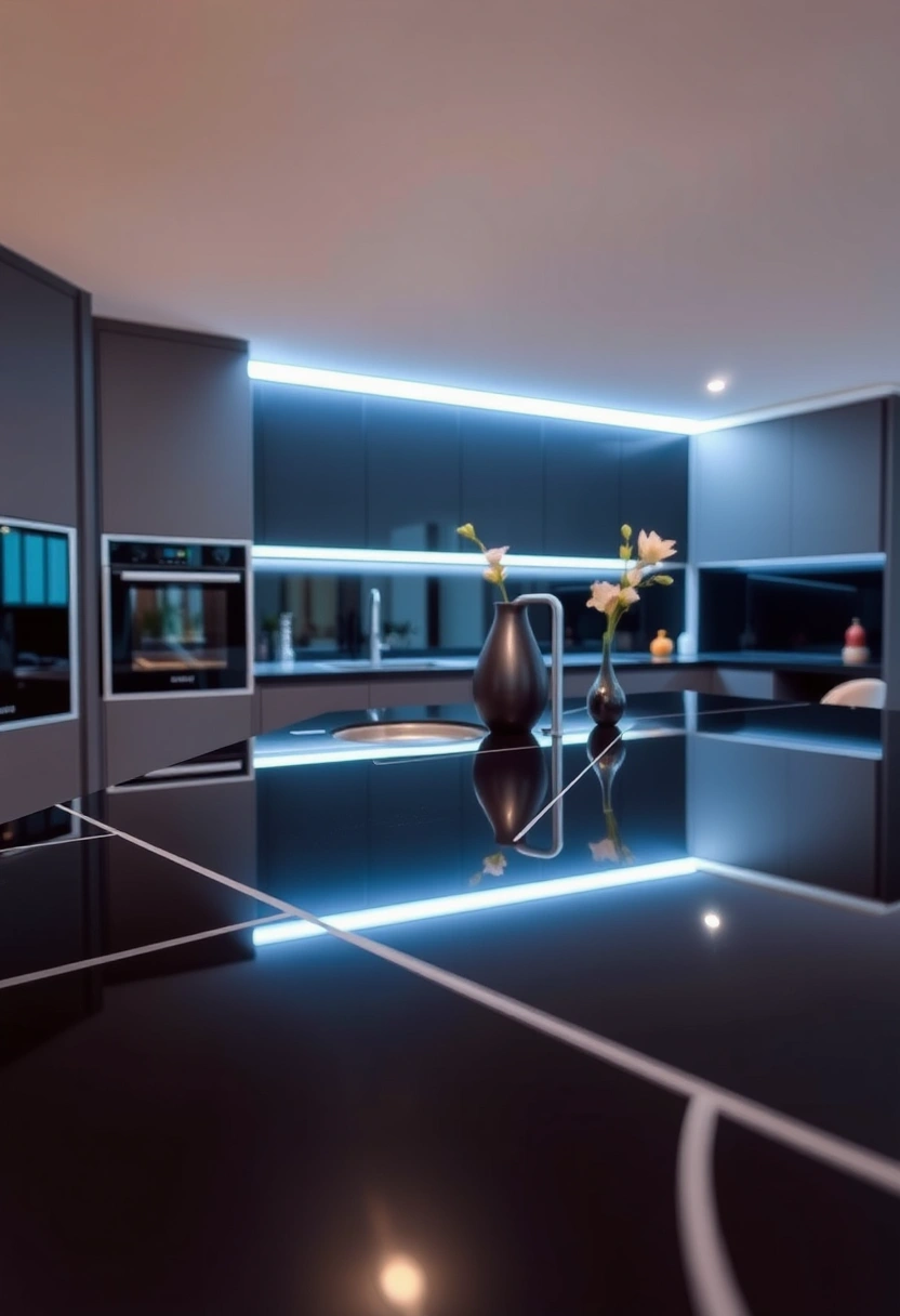 black worktop kitchen ideas 11