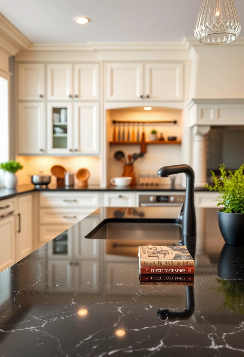 black worktop kitchen ideas 12