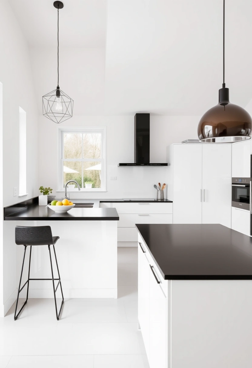 black worktop kitchen ideas 16