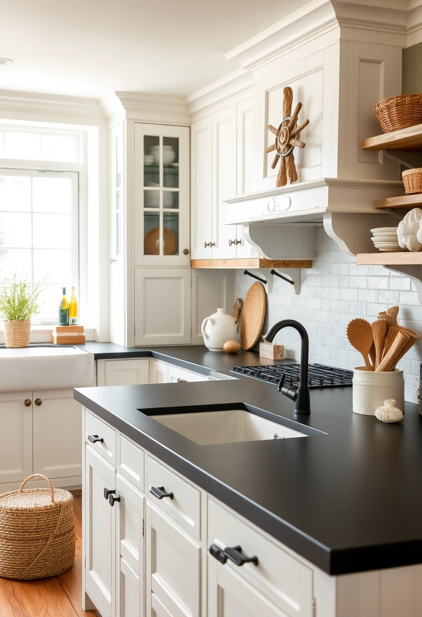 black worktop kitchen ideas 6