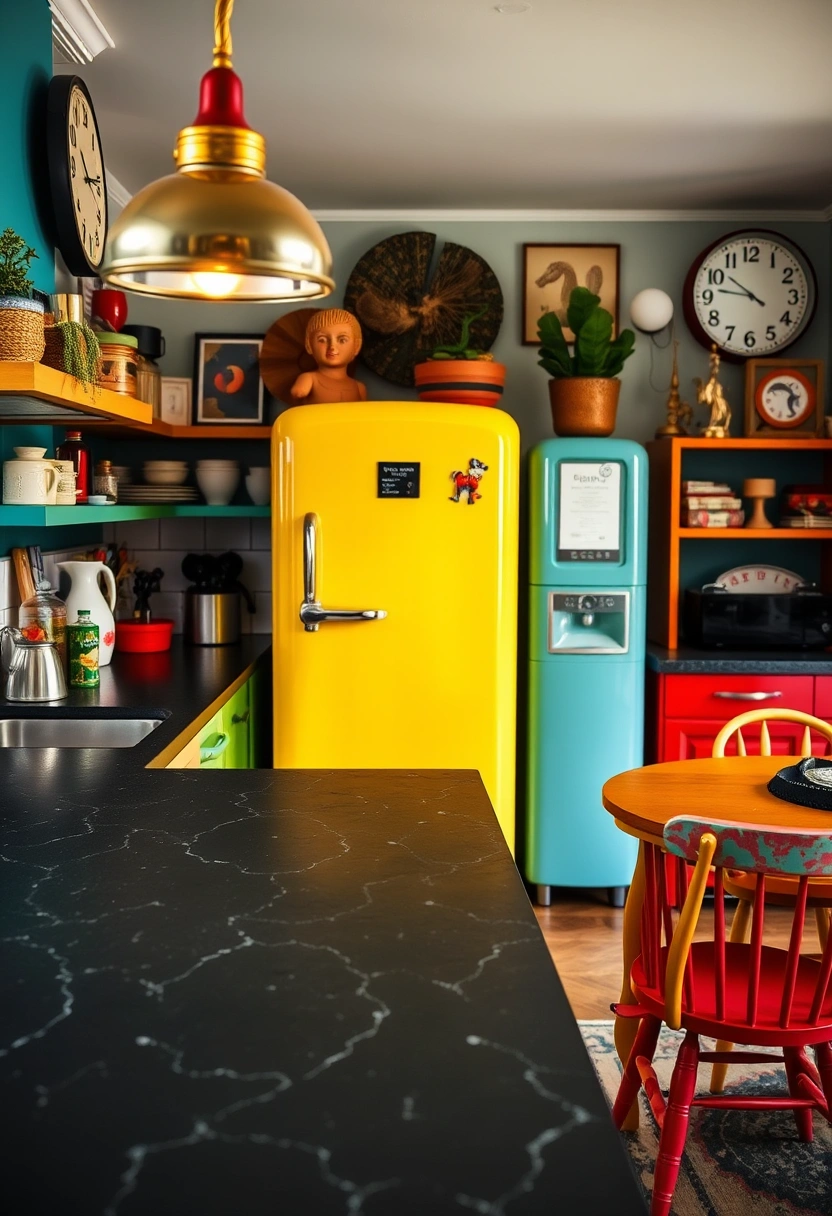 black worktop kitchen ideas 7