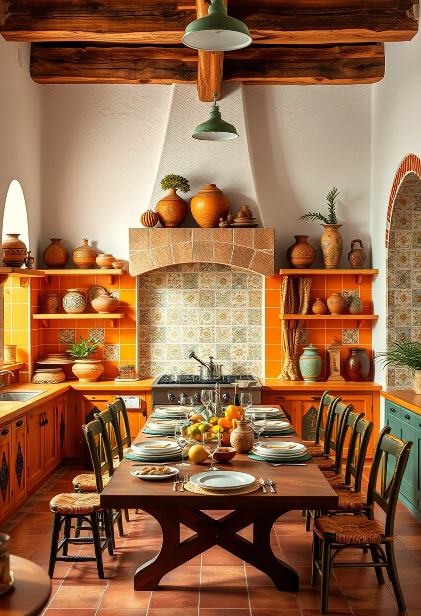 blank wall in kitchen ideas 10