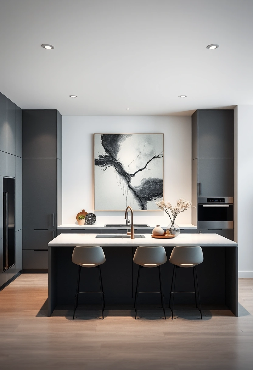 blank wall in kitchen ideas 11