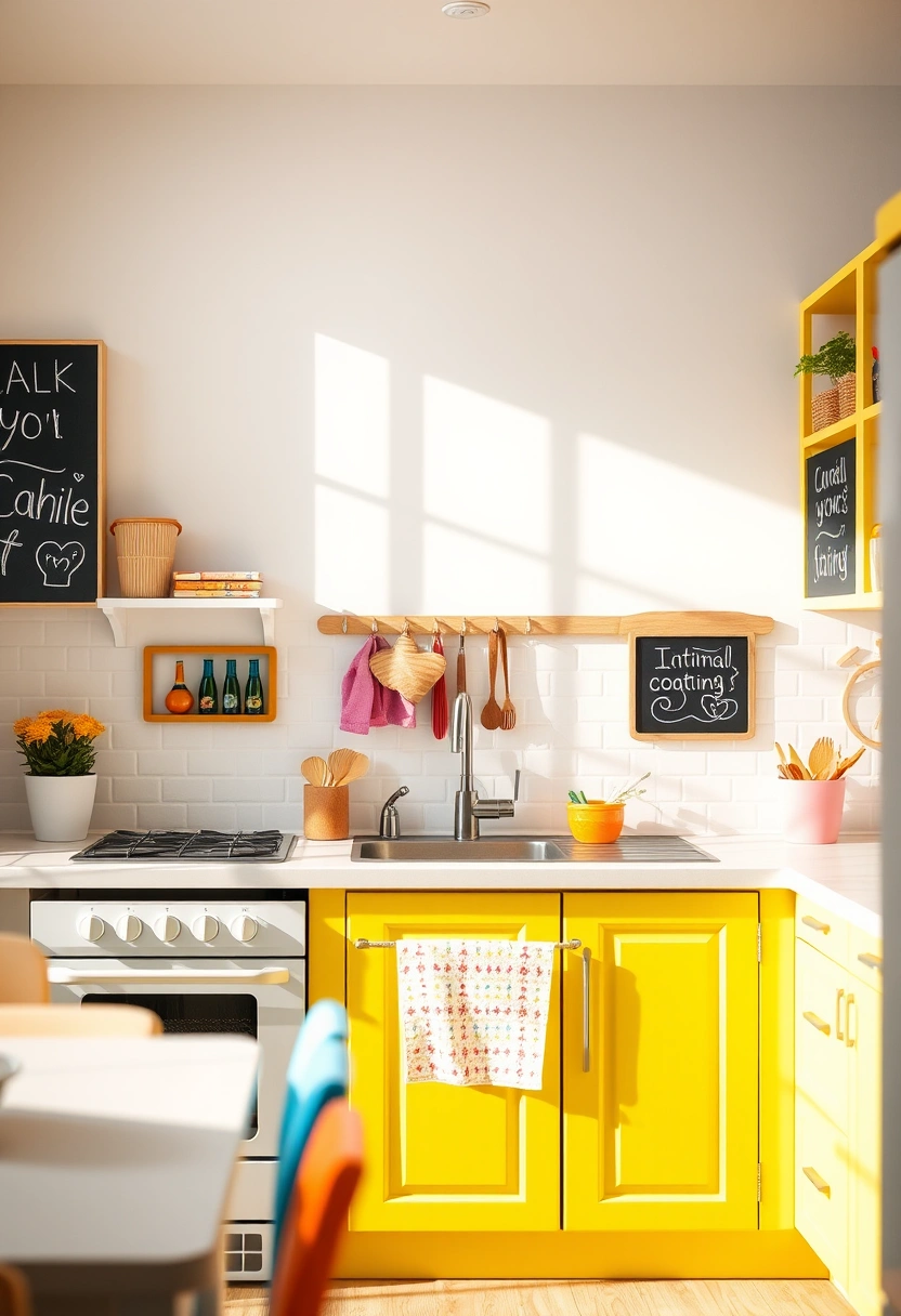 blank wall in kitchen ideas 12