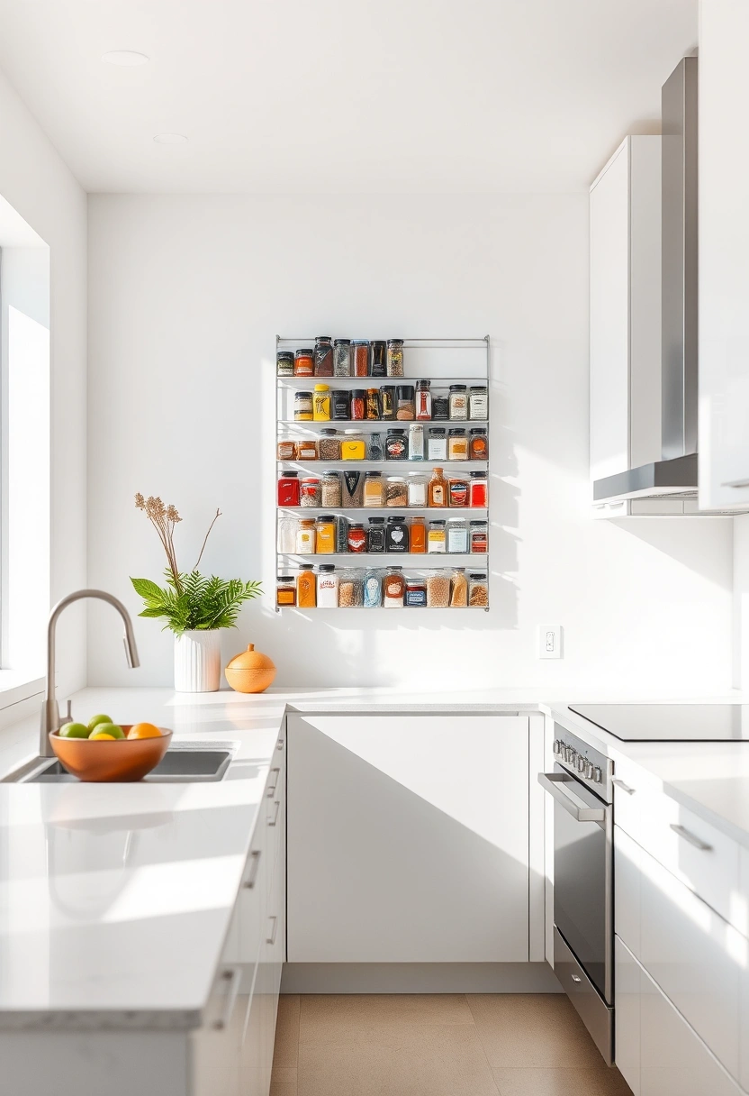 blank wall in kitchen ideas 14