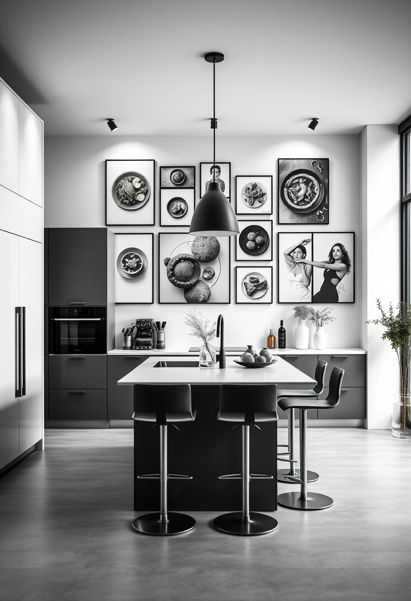 blank wall in kitchen ideas 17