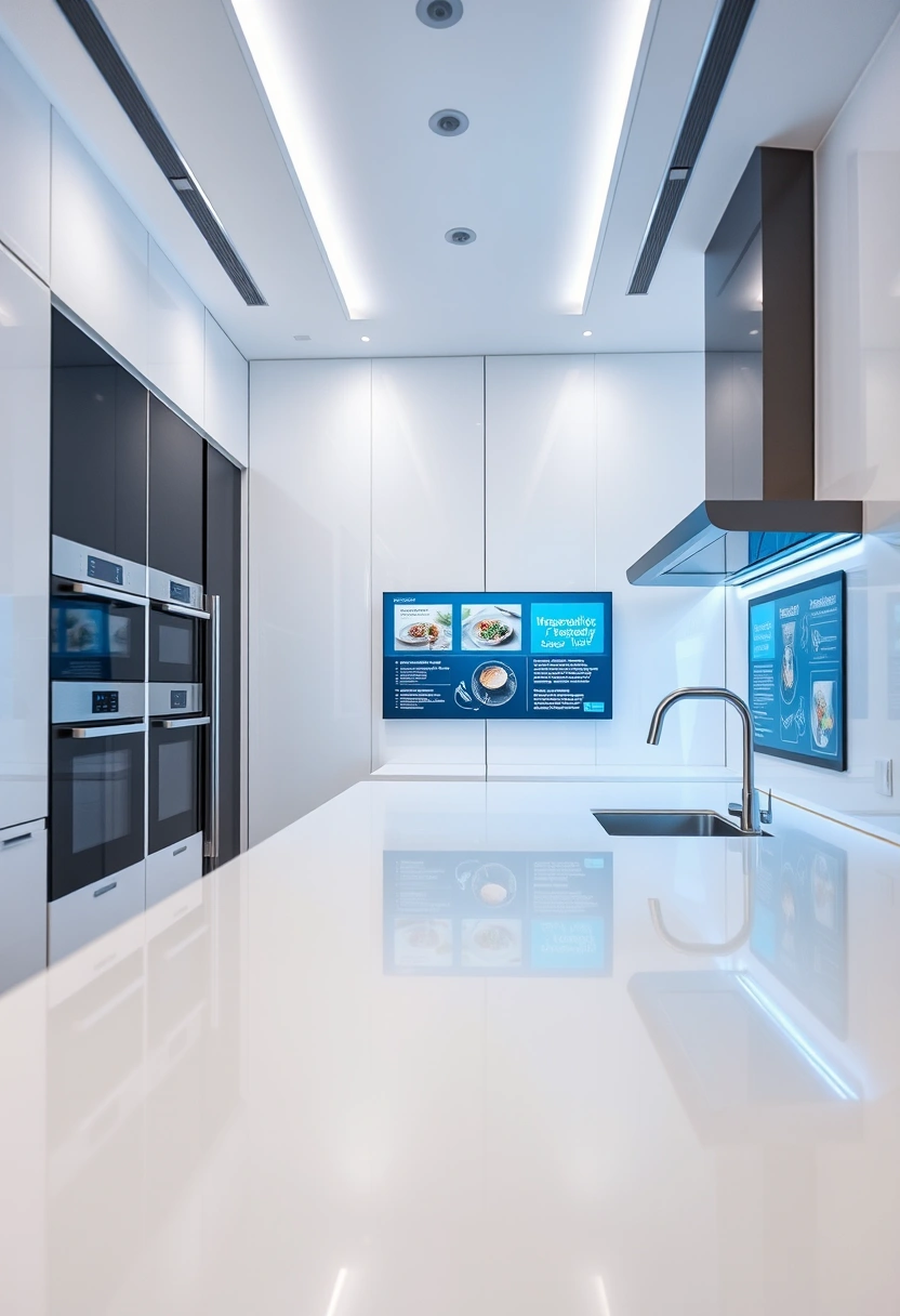 blank wall in kitchen ideas 20