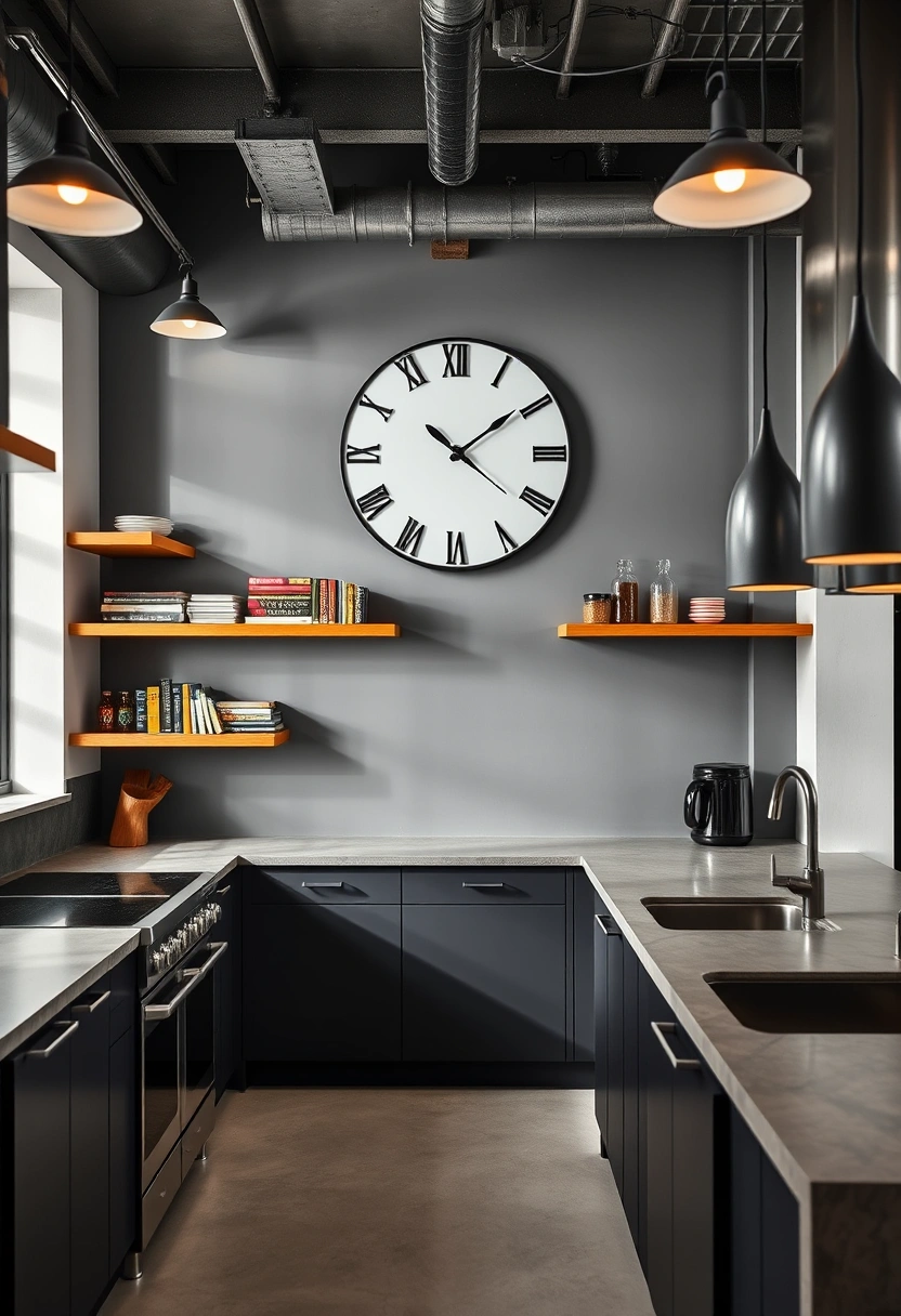 blank wall in kitchen ideas 3