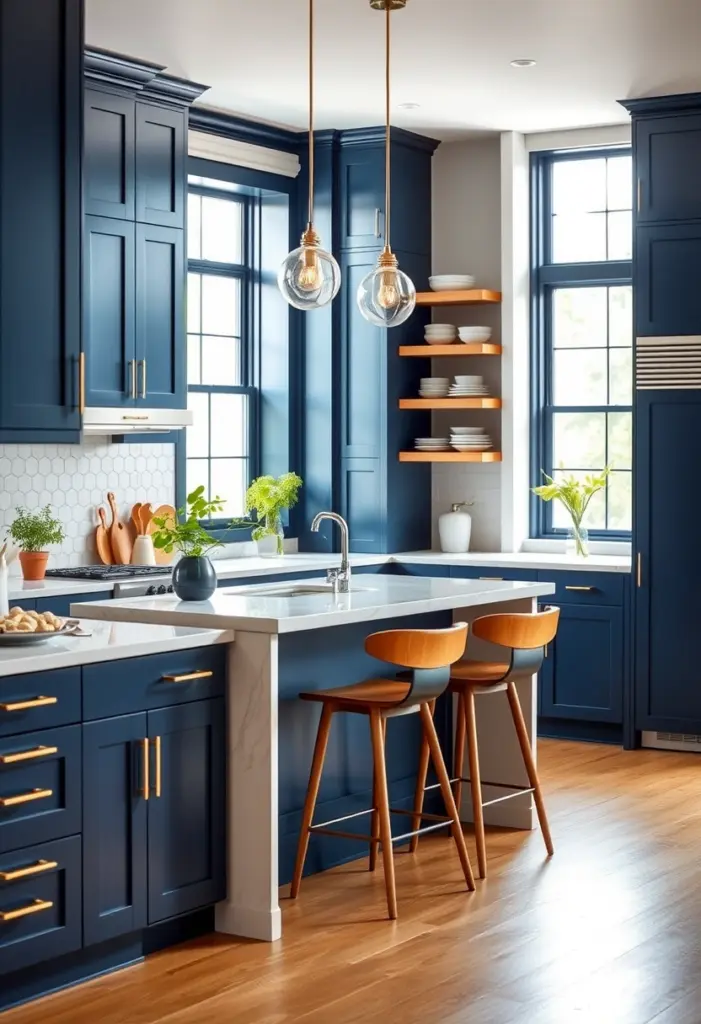 blue kitchen decor ideas 1