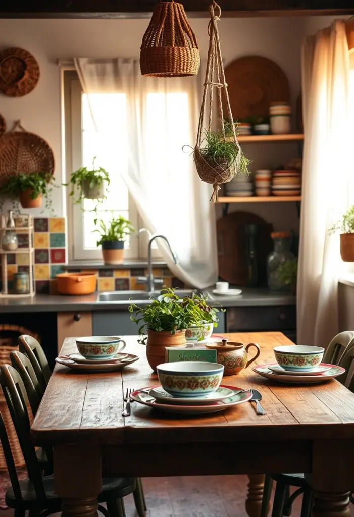 bohemian kitchen ideas 1