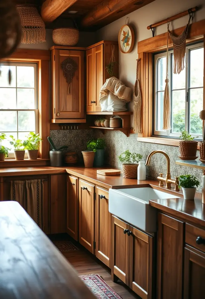 boho kitchen ideas 1