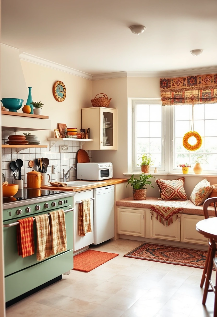 boho kitchen ideas bohemian style 14