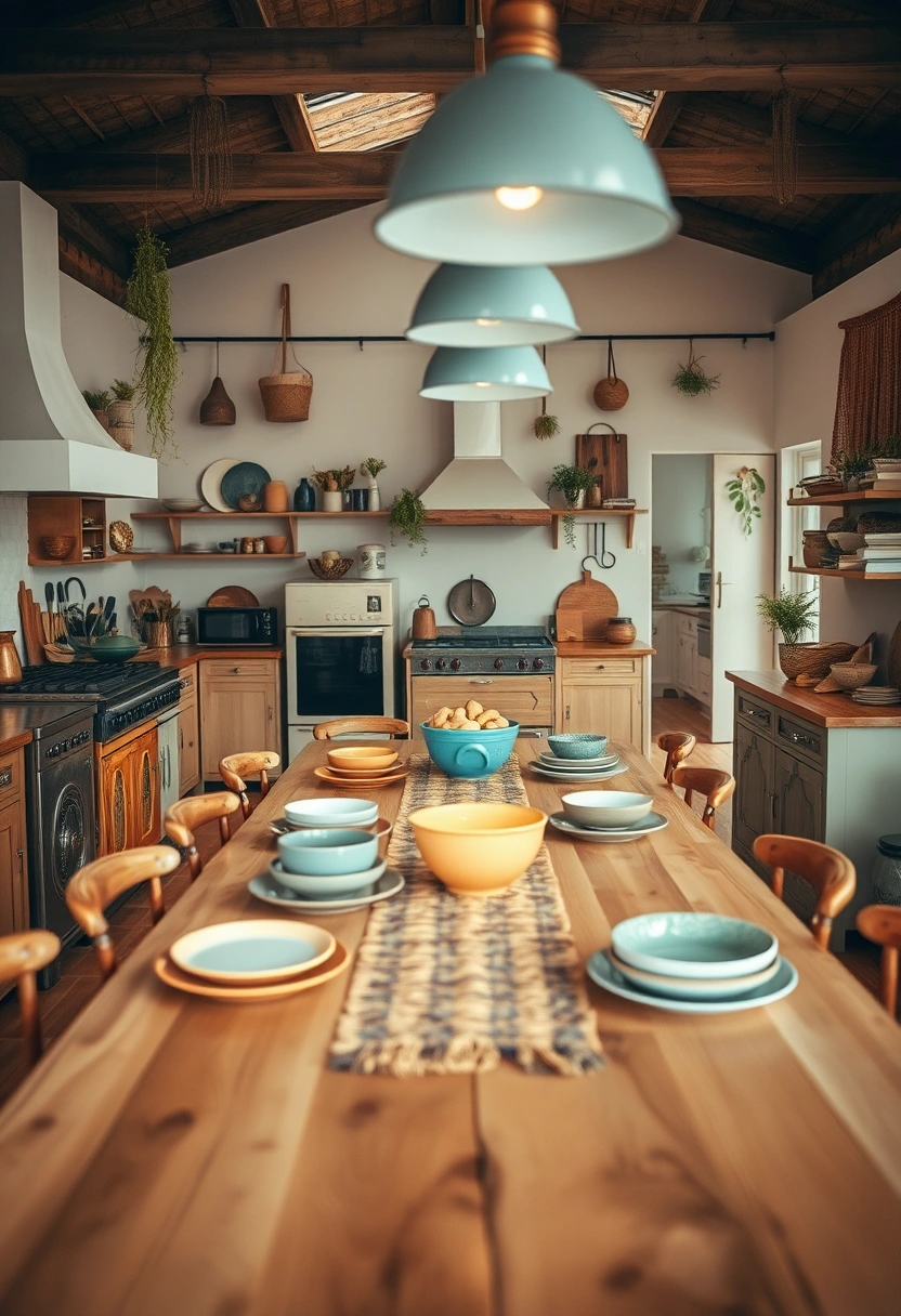 boho kitchen ideas bohemian style 5