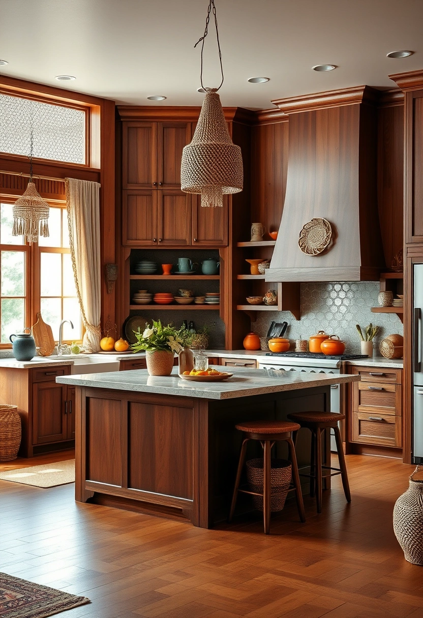 boho kitchen ideas bohemian style 9