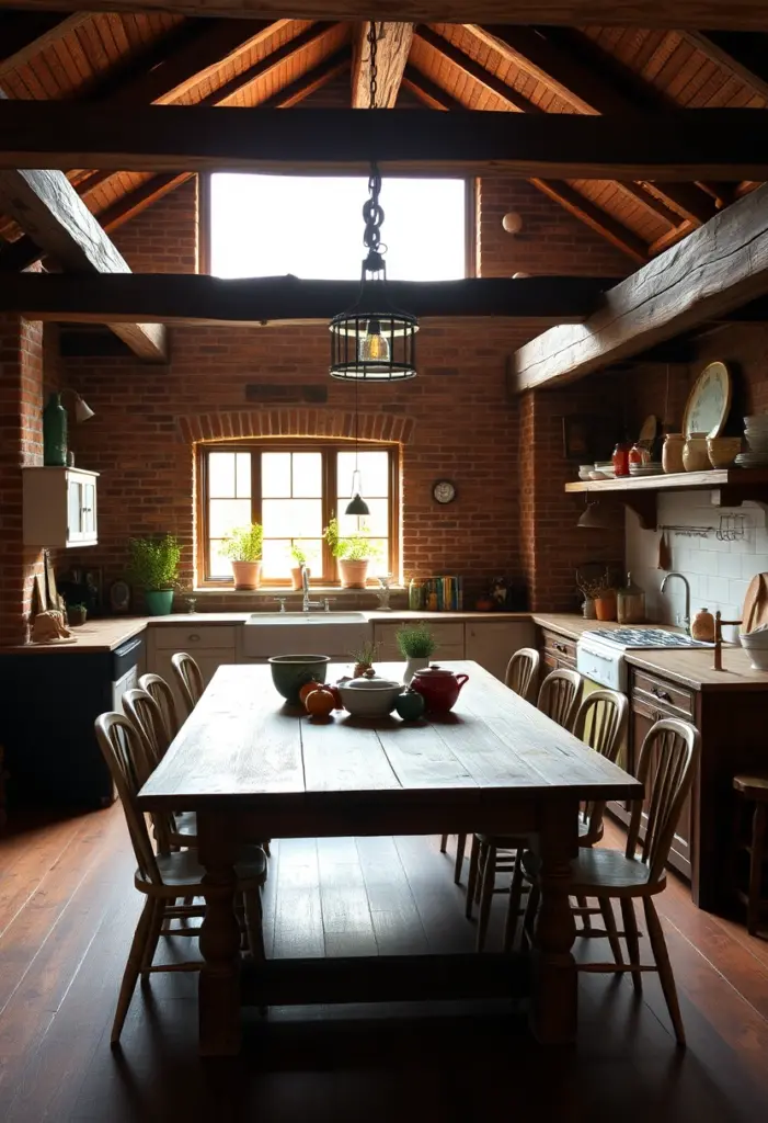 brick kitchen ideas 1