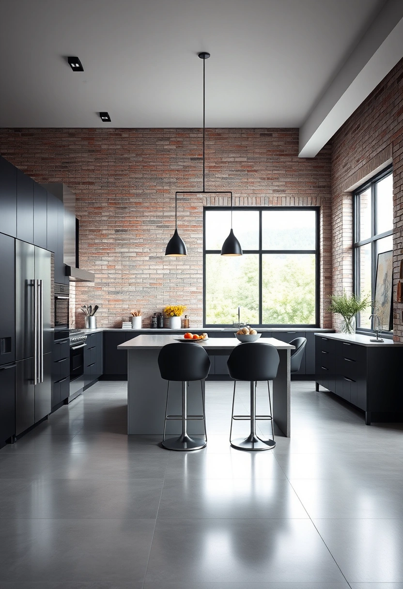 brick wall kitchen ideas 12