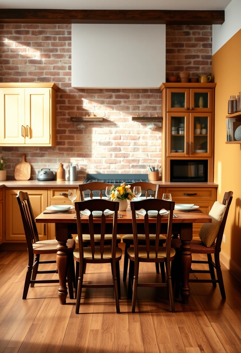 brick wall kitchen ideas 13