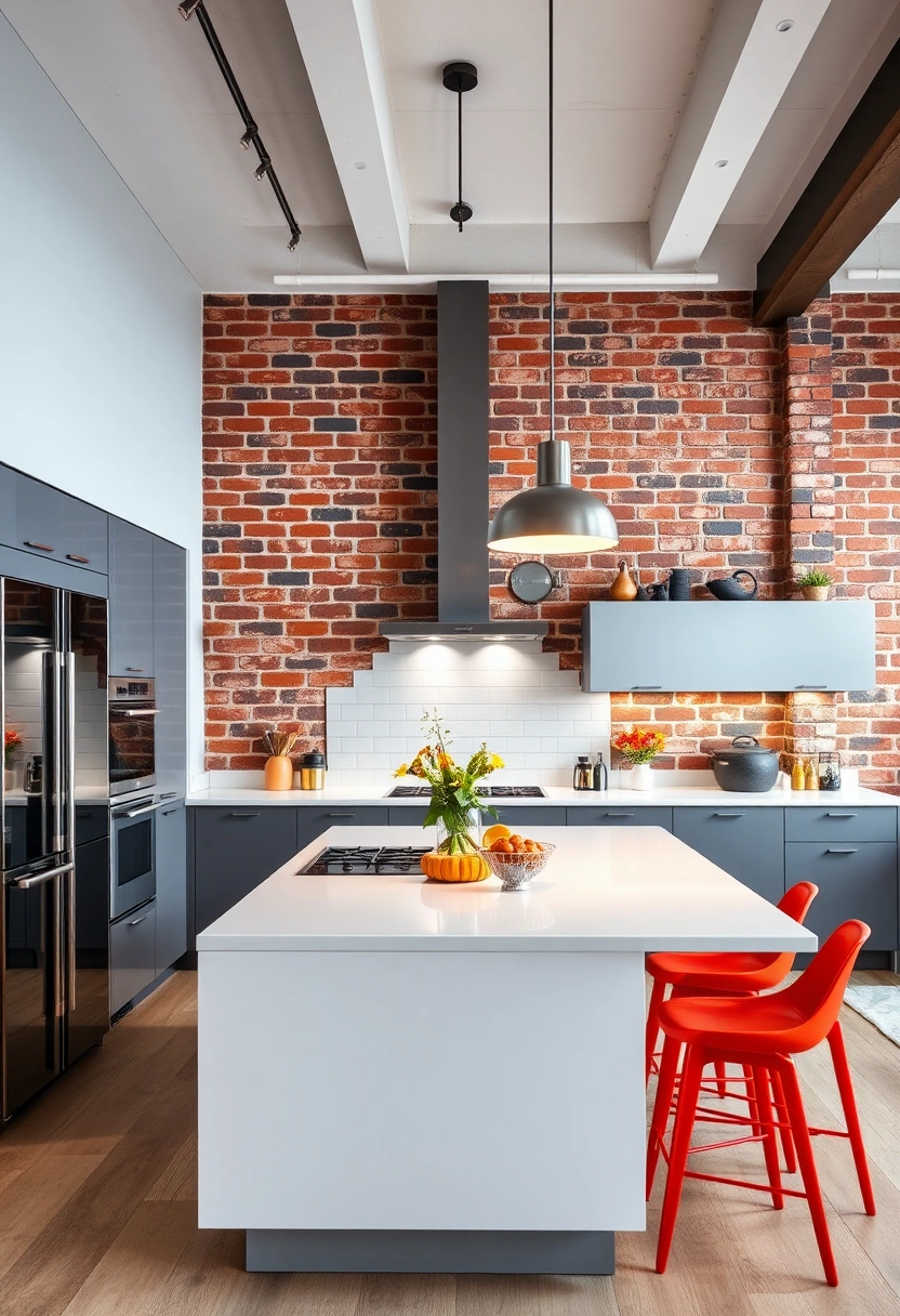 brick wall kitchen ideas 19