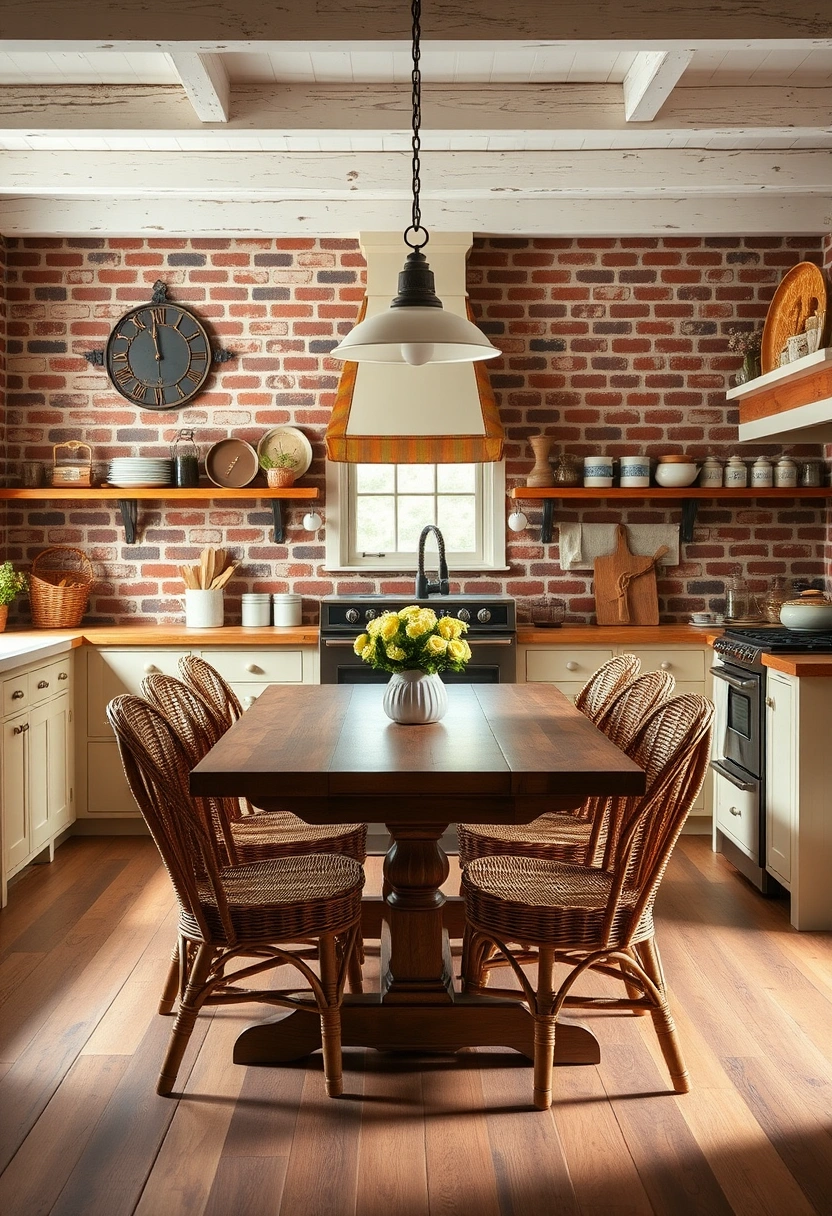 brick wall kitchen ideas 6