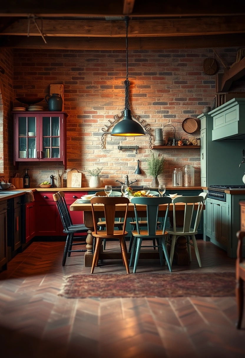 brick wall kitchen ideas 8