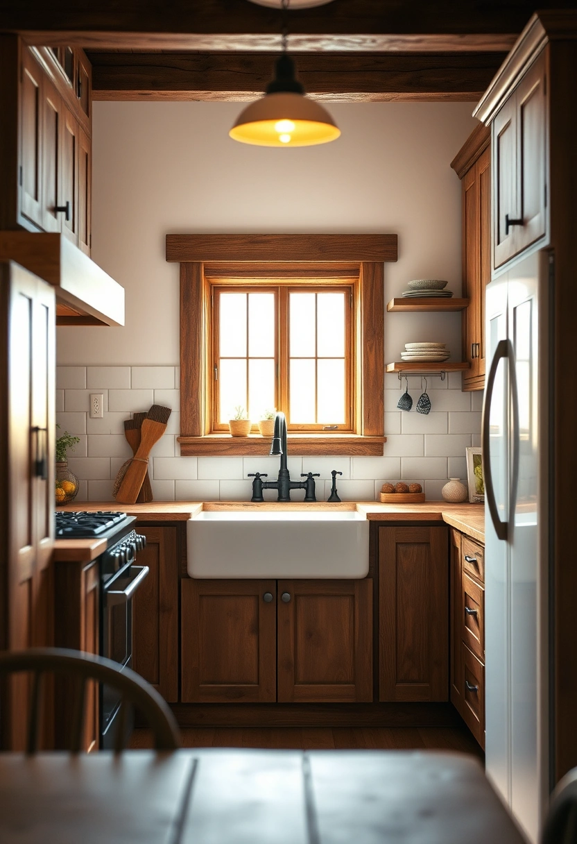 brown kitchen cabinets decor ideas 1