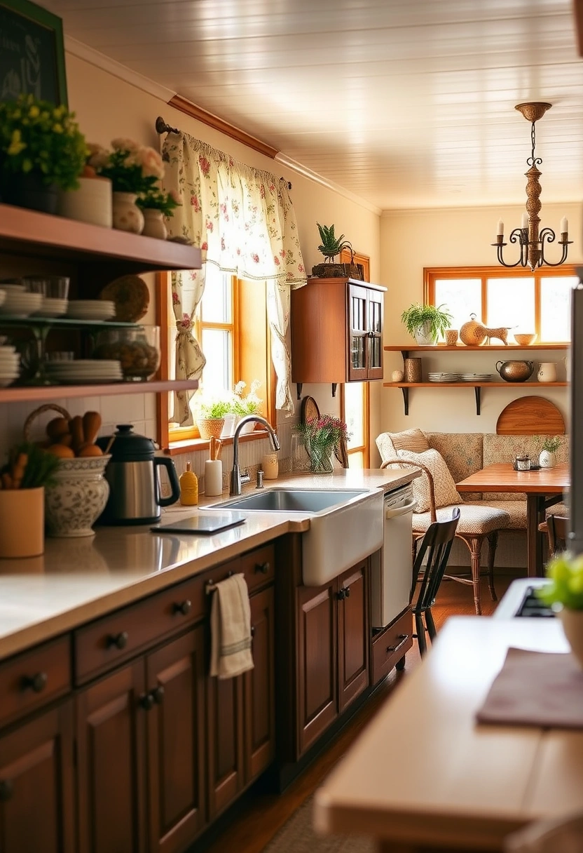 brown kitchen cabinets decor ideas 15