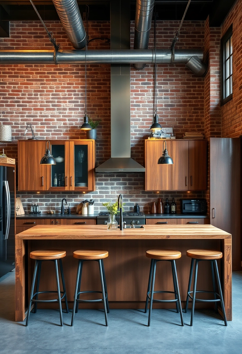 brown kitchen cabinets decor ideas 19