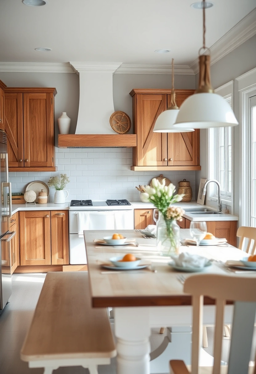 brown kitchen cabinets decor ideas 5