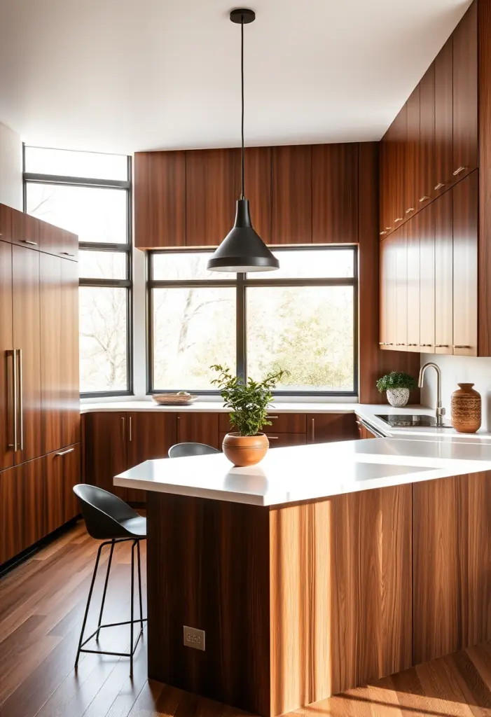 brown kitchen ideas 1
