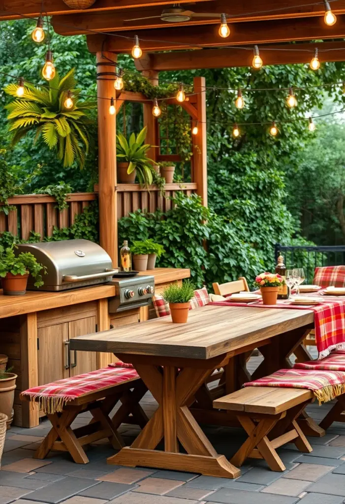cheap outdoor kitchen ideas 1