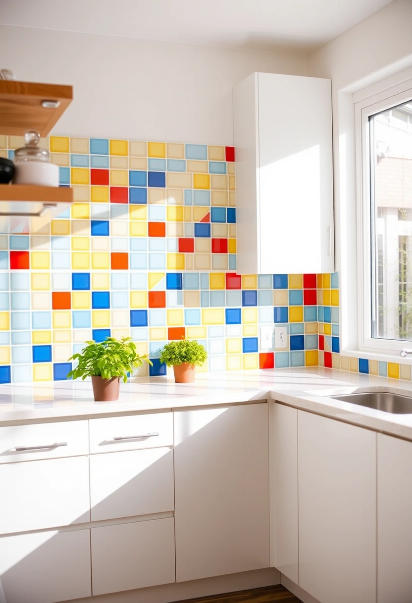 colorful kitchen backsplash ideas 1